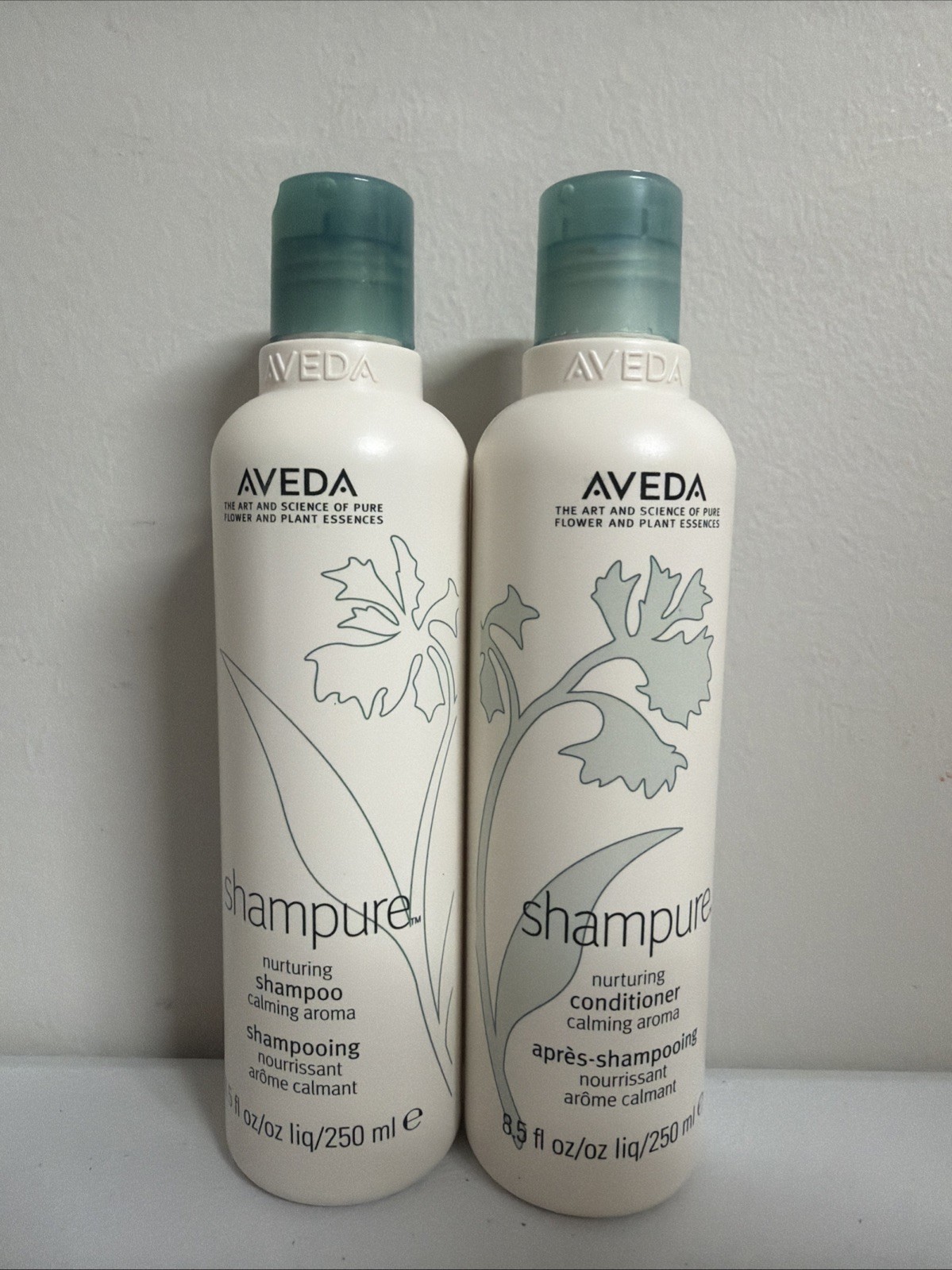 NEW Aveda Shampure Nurturing Shampoo and Conditioner 8.5 oz /250 ml