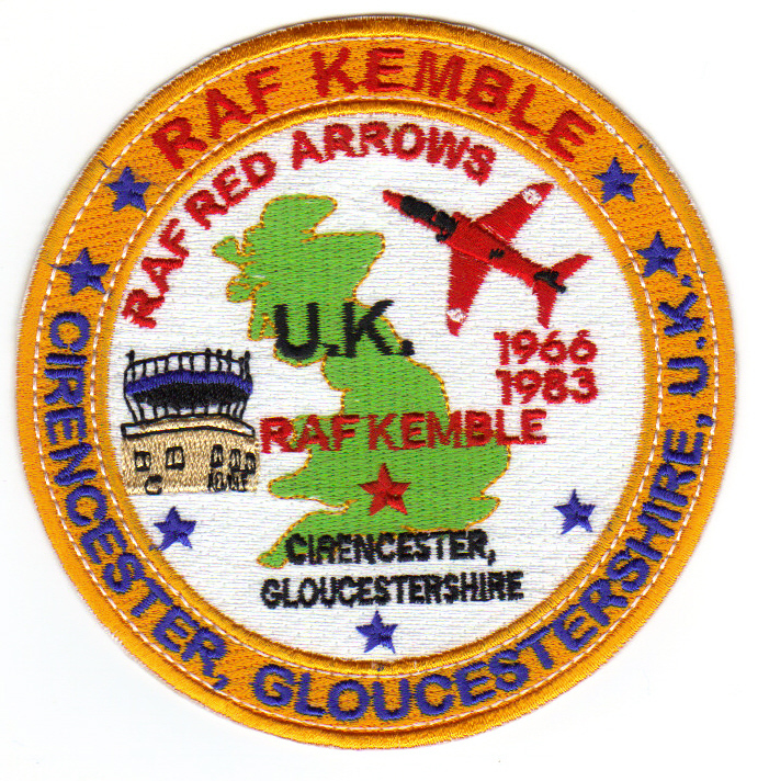 USAF BASE PATCH, RAF KEMBLE, GLOUCESTERSHIRE, UNITED KINGDOM            Y