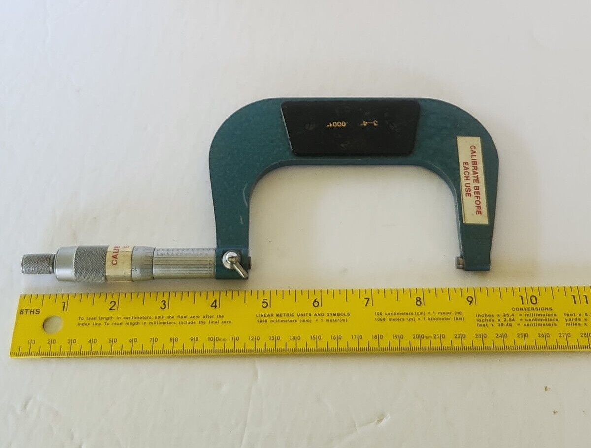 3 - 4 " Outside MICROMETER .0001 "