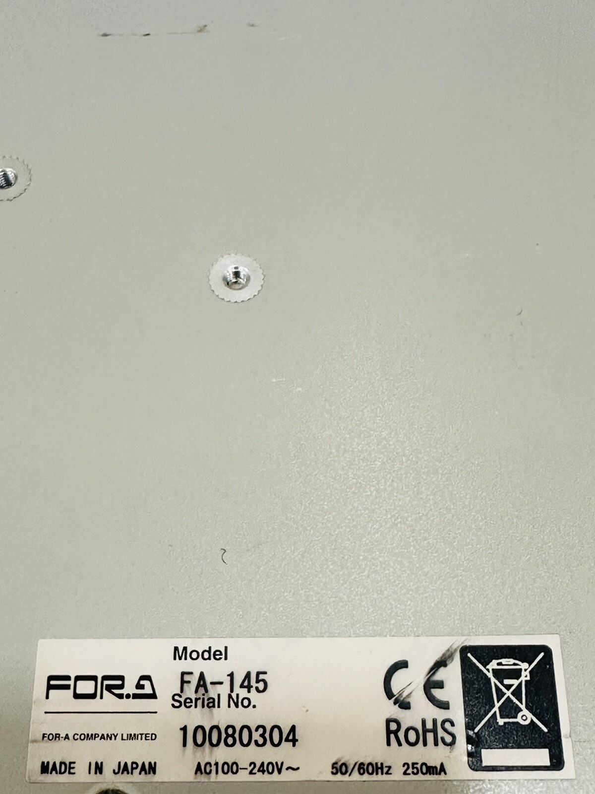 FOR-A FA-145 Time Base Corrector and frame synchronizer