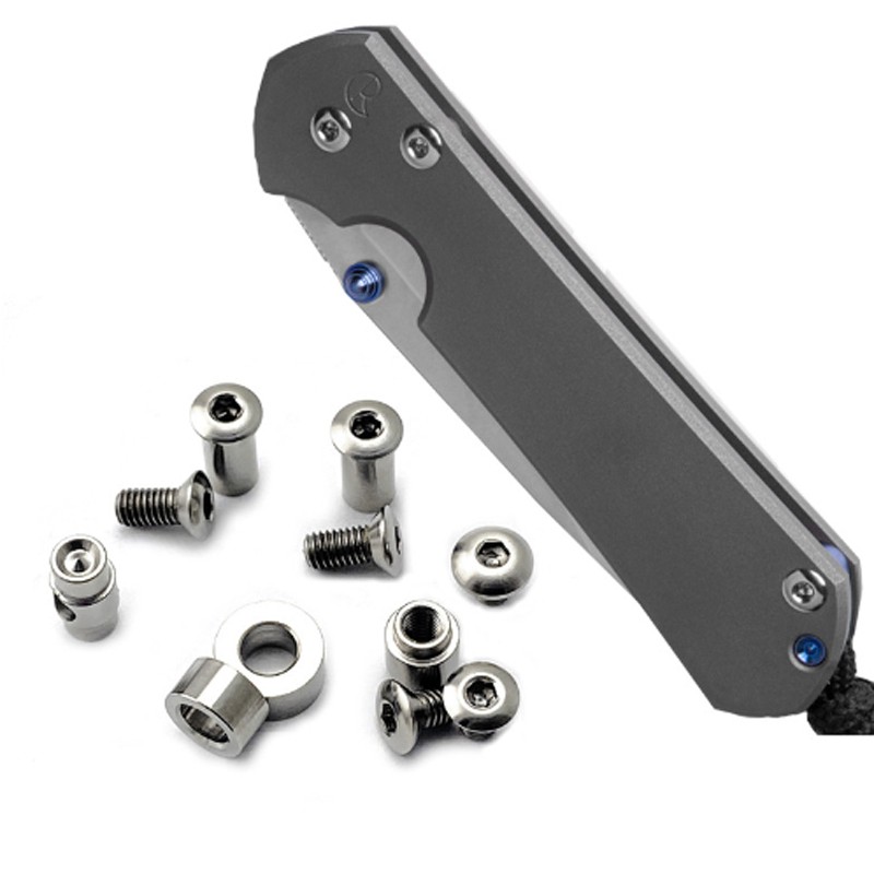 Custom Titanium Alloy Screws For Chris Reeve Small Sebenza 21/31 Fold Knife
