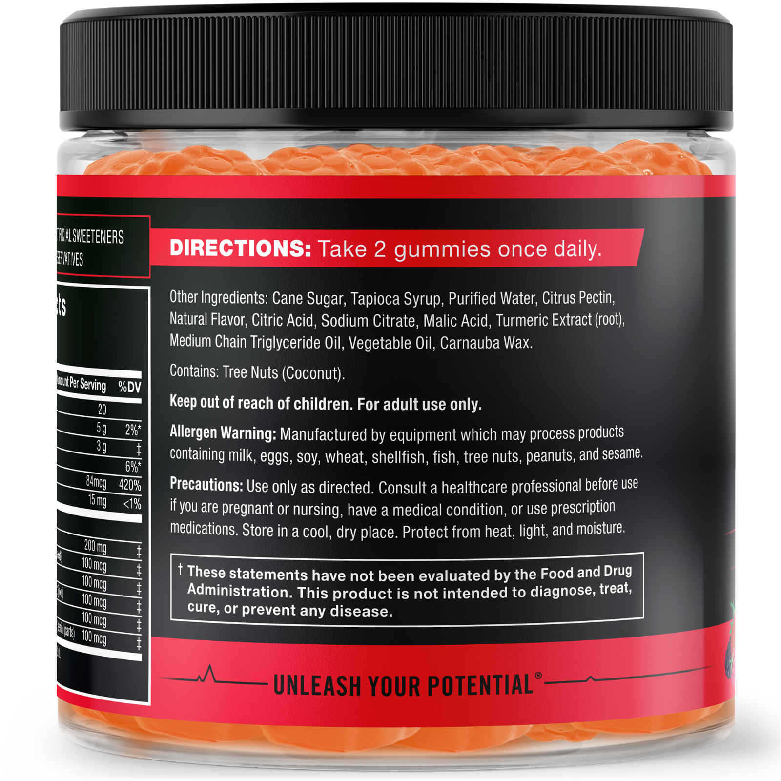 Force Factor Test X180 Gummies - Boost Testosterone & Maximize Masculinity