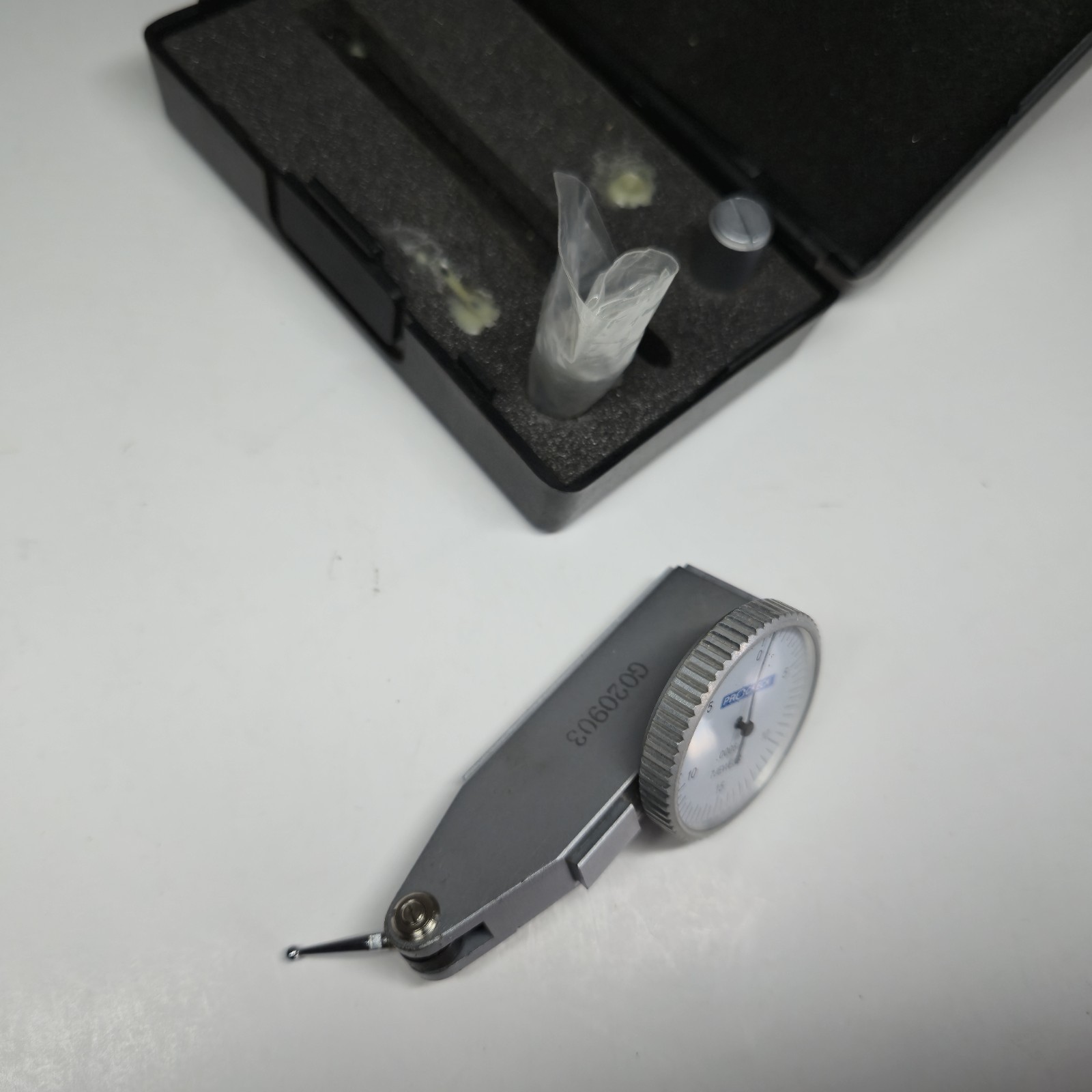 .030" Range Dial Test Indicator Horizontal Jeweled Movement Precision Measuring