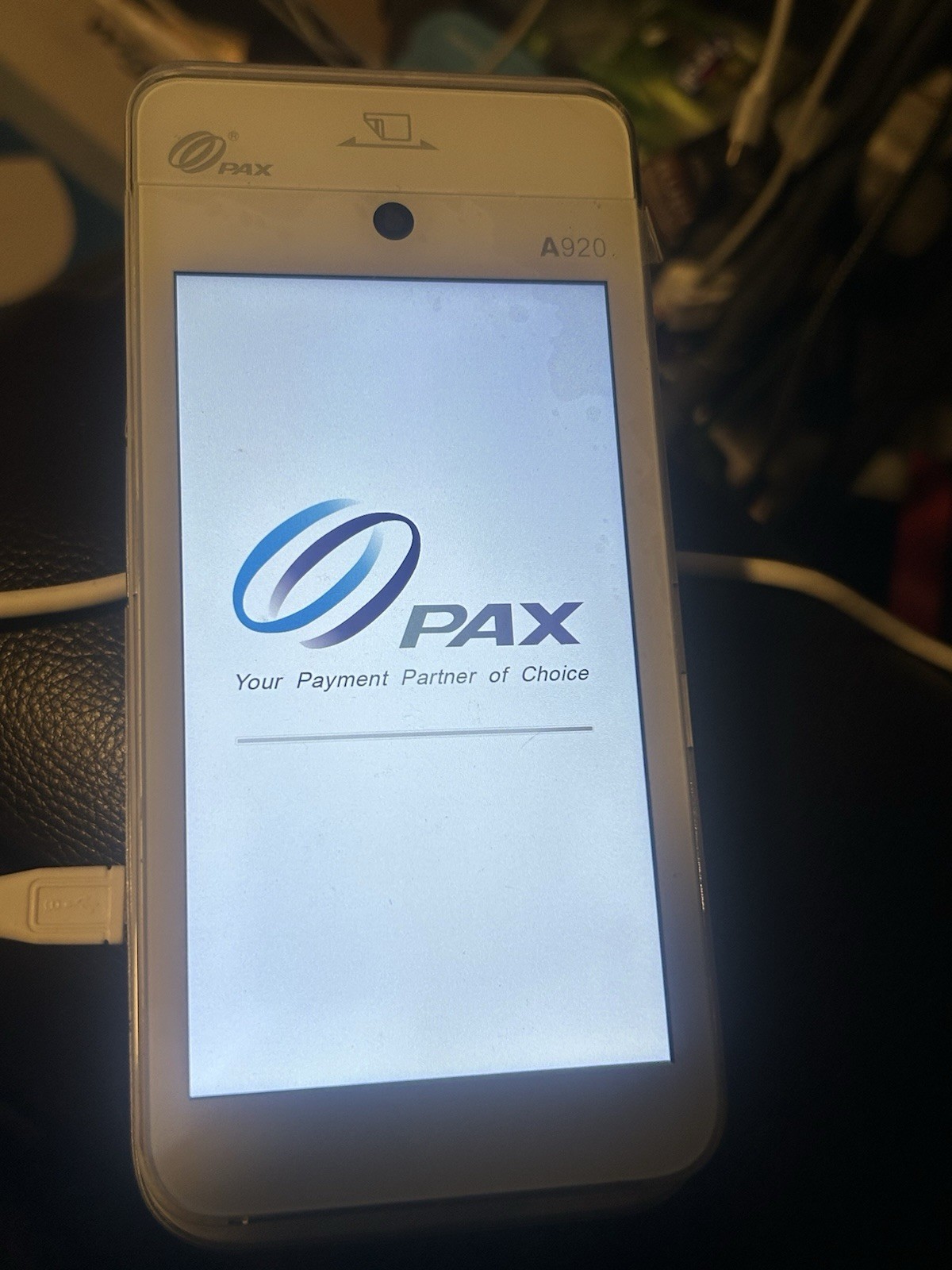 PAX A920 5" Touchscreen Thermal Printer Dual Camera Mobile Payment Terminal.