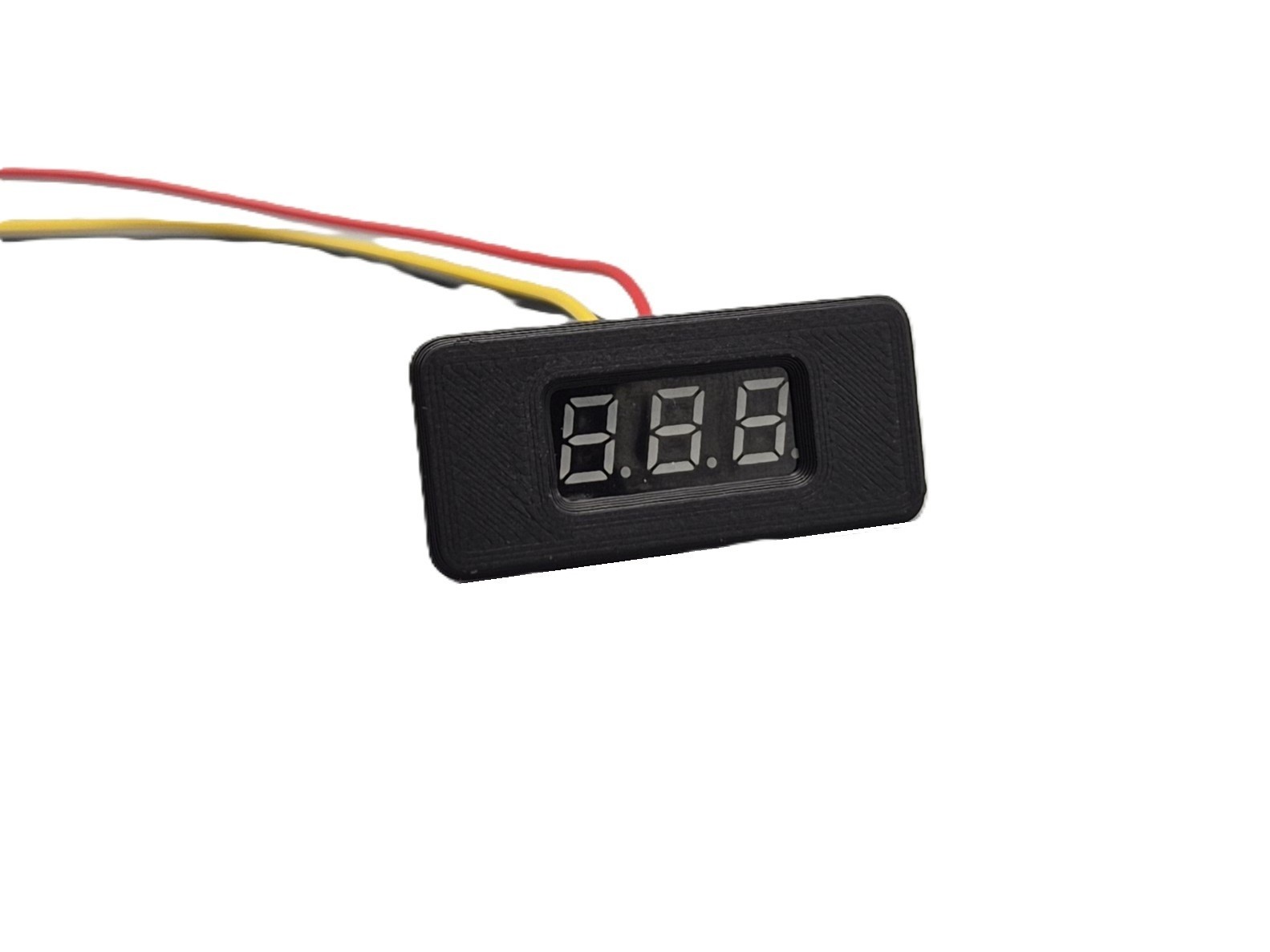 Mounting frame front frame bezel for mini voltmeter .28" 0.28" 0.28" 7-segment