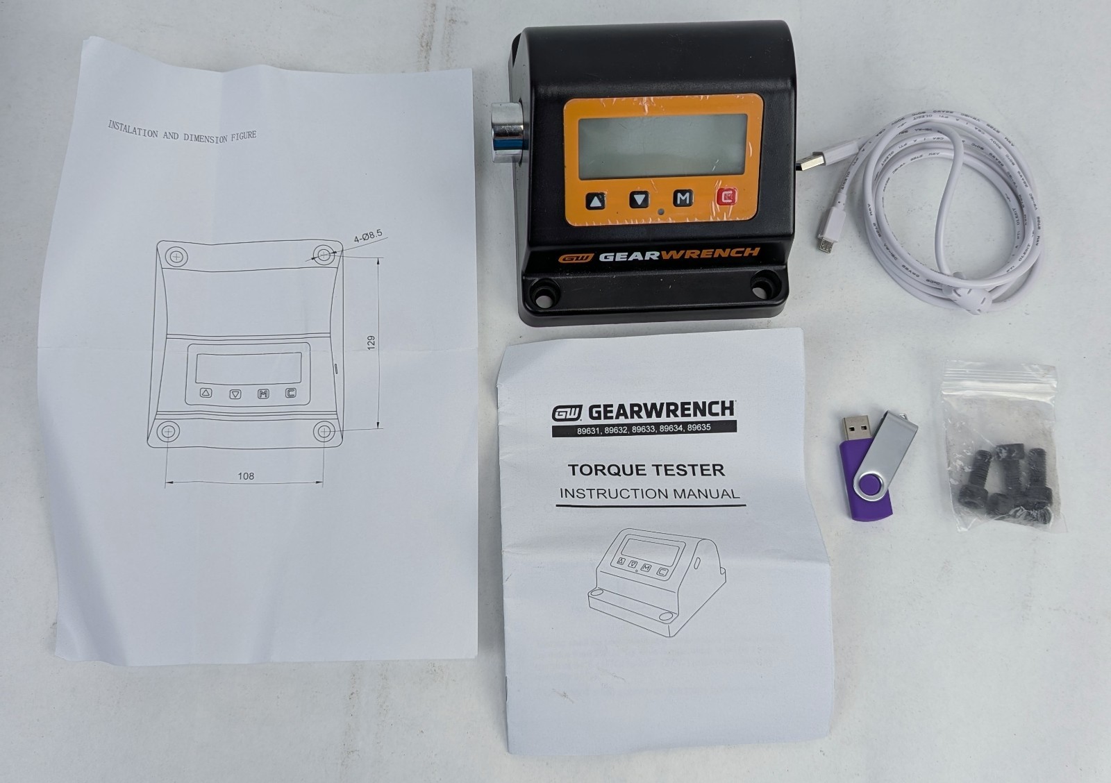 GEAR WRENCH - Torque Tester - 1/4'' Drive Bench Top - 10-100 In/Lbs.
