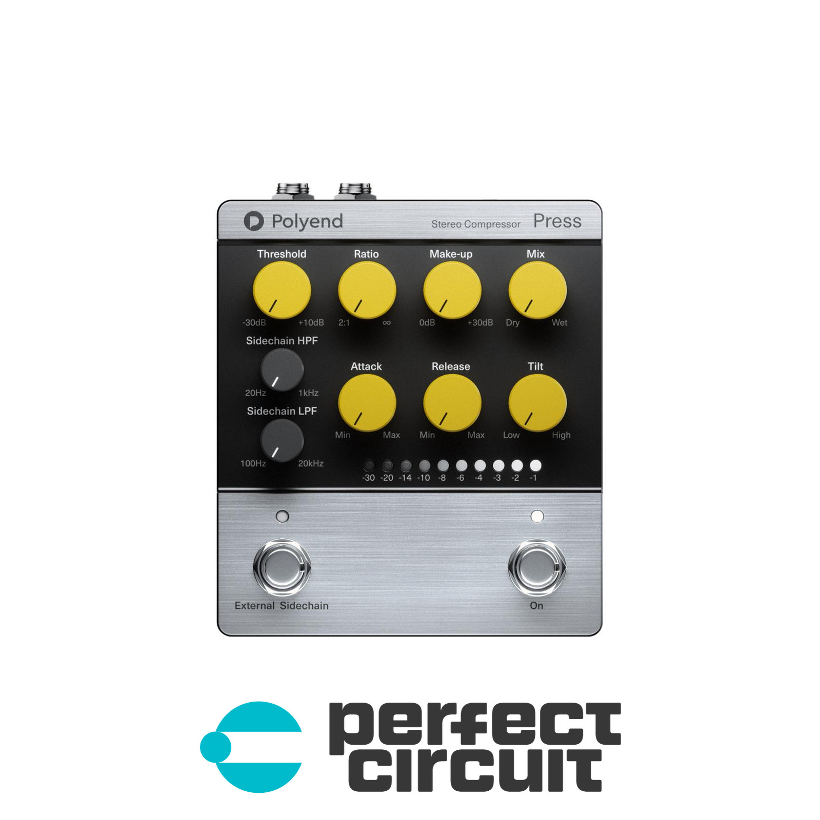Polyend Press Stereo Compressor Pedal EFFECTS - NEW - PERFECT CIRCUIT