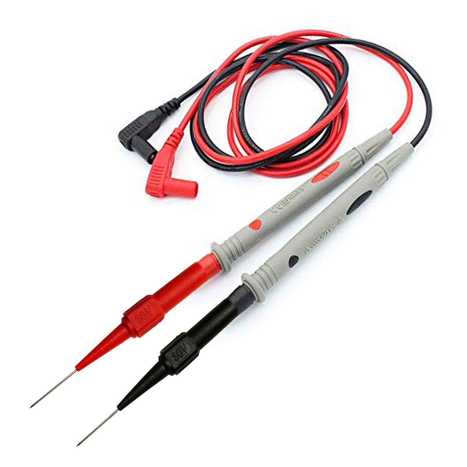 needle tipped tip multimeter probes test leads 4 FLUKE tester 600V 1A 4mm socket