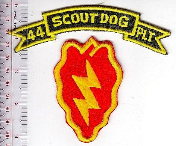 K-9 Vietnam US Army 44th Scout Dog Platoon 25th Infantry Division NO TARIFF