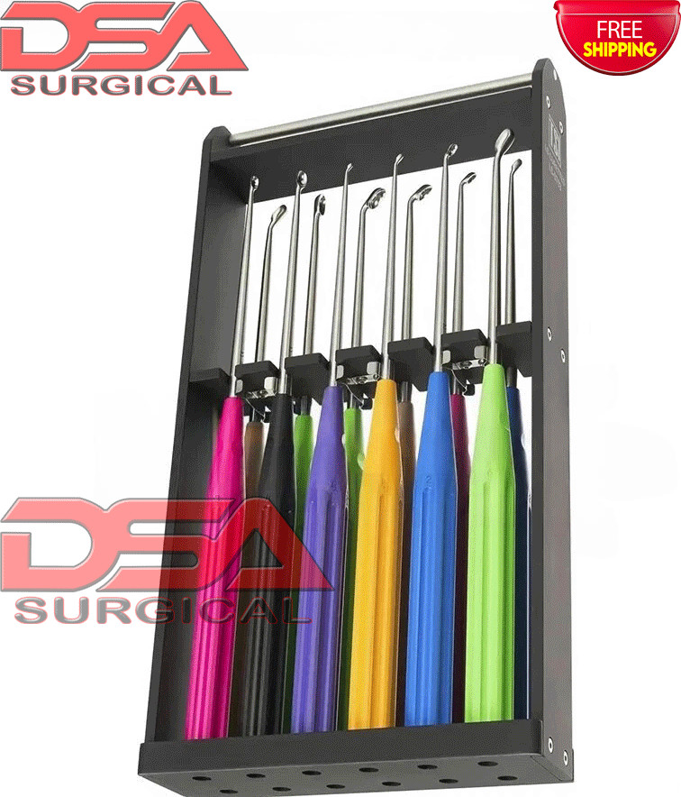 Bone Spine Curettes Set of 6 Pcs Surgical Orthopedic Instruments Top Quality