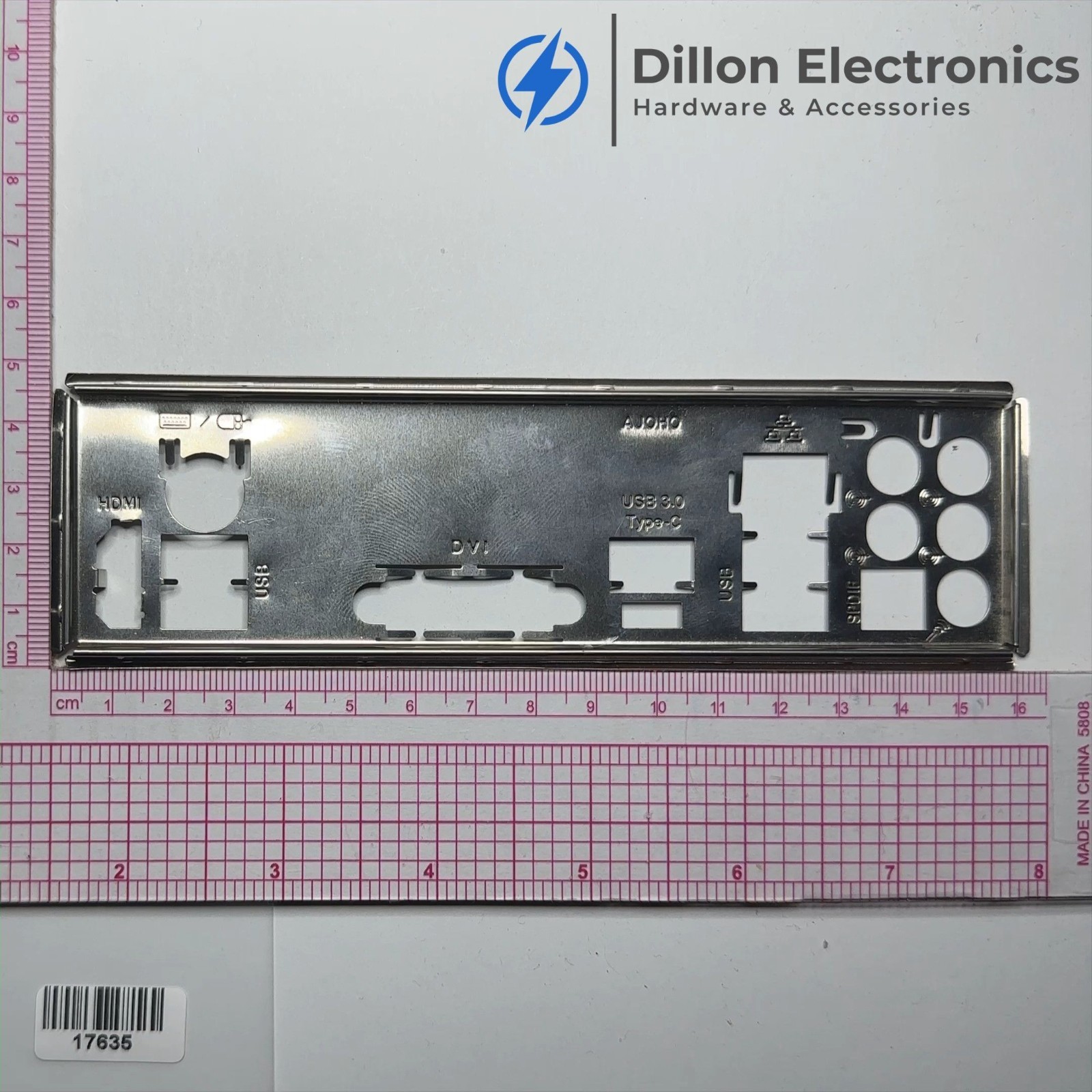 ATX Motherboard IO Shield Backplate Rear I/O Plate Unknown Compatibility