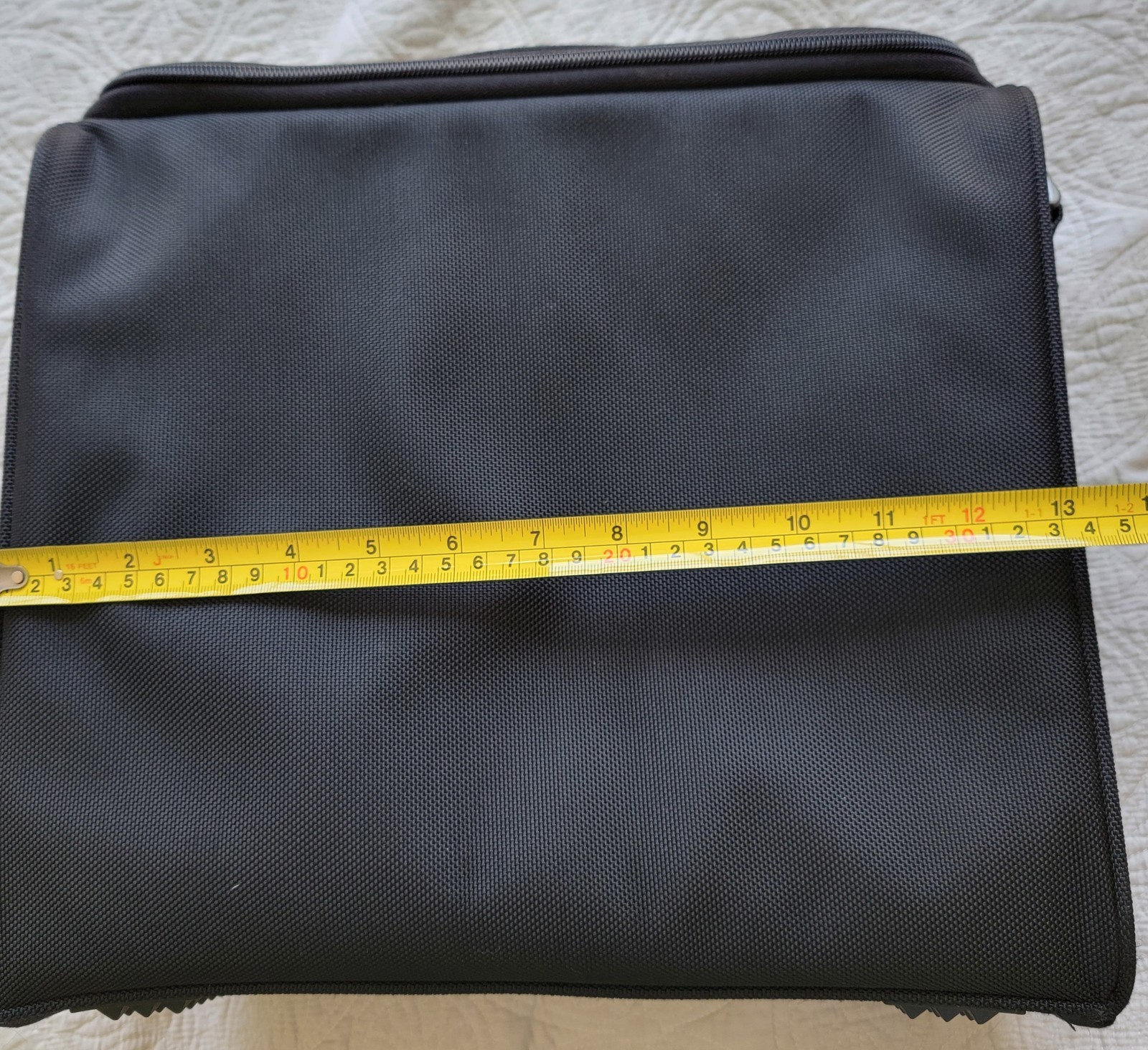Brookstone Laptop Shuttle Padded Nylon Briefcase Black