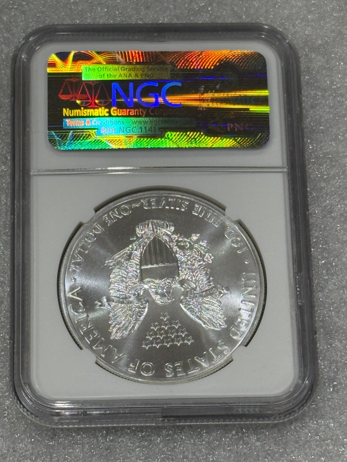 2012 (W) Silver Eagle NGC MS 70 ~ Struck @ West Point Mint Star Label (039)