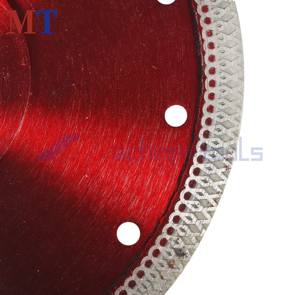Red 7 Inch Super Thin Diamond Porcelain Cutting Blade Tile Blade For Cutting