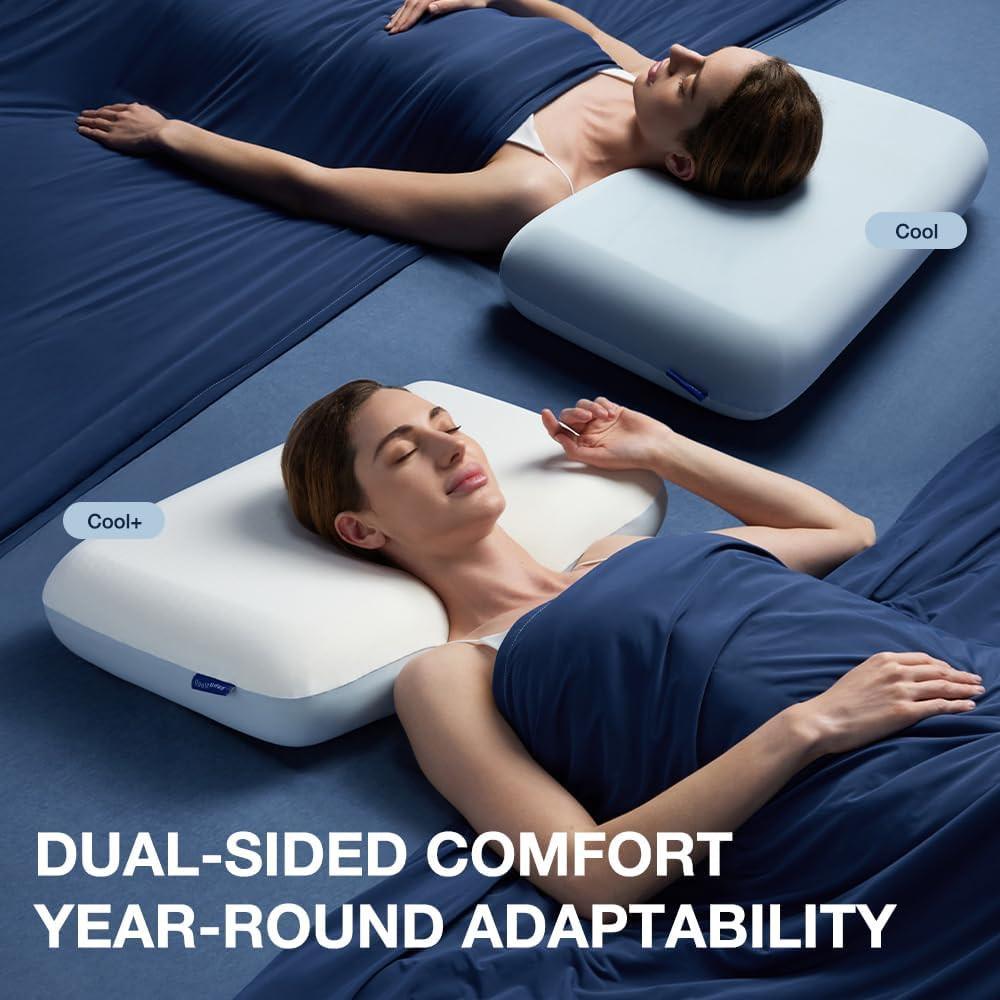Deep Cooling Pillow,Memory Foam Pillows,Cooling Bed Pillow, Bed Pillow for Side,