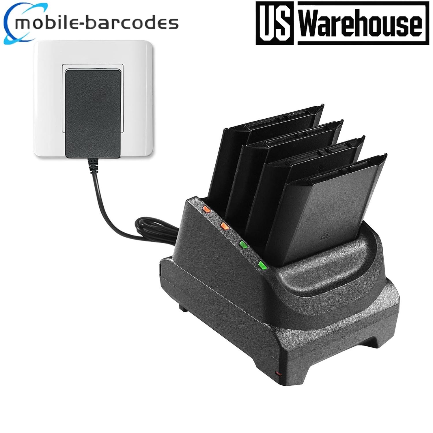 ⭐ 4-Slot Battery Charger SAC-TC51-4SCHG-01 for Zebra TC51 TC52 TC56 TC57 ⭐