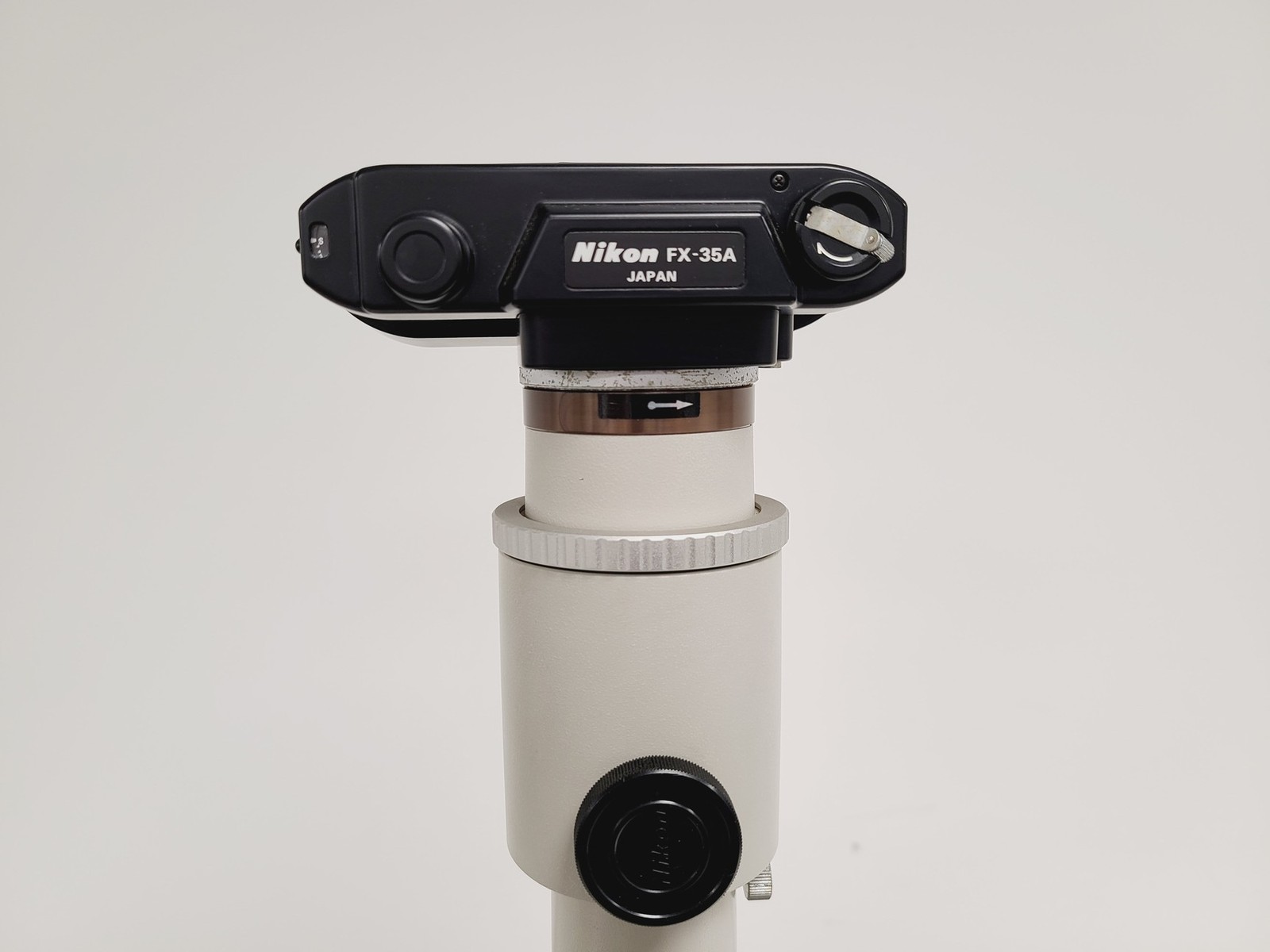Nikon Optiphot Microscope w/ Microflex HFX-II & FX-35A Attachments