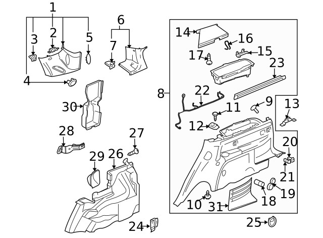 Genuine GM Sunshade 25757236