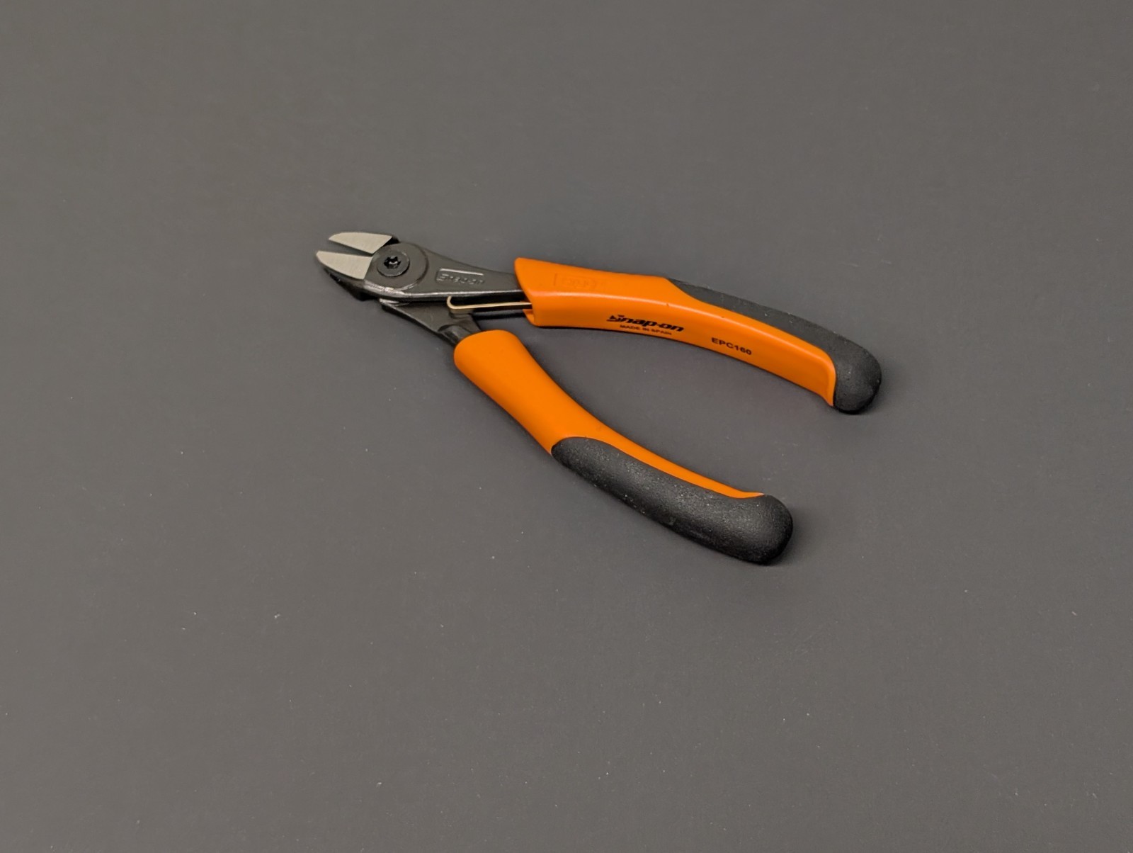 Snap On Tools Diagonal Precision Plastic And Cable Flush Cutters EPC160 Orange