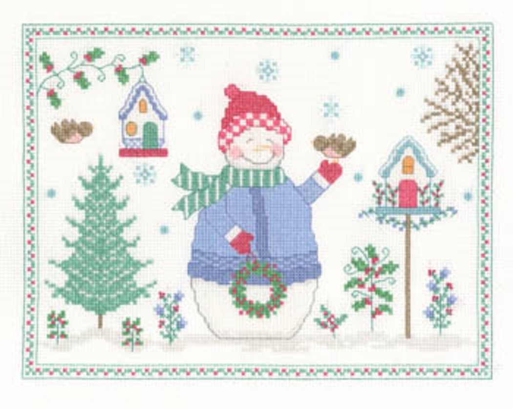 SNOWY'S GARDEN SAMPLER-CROSS STITCH-IMAGINATING, INC.
