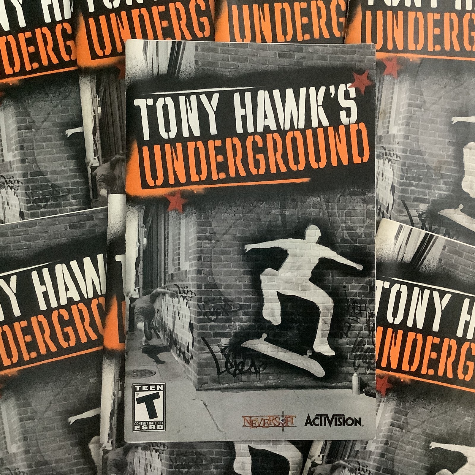 Tony Hawk's Underground PS2 PlayStation 2 Instruction Manual Only