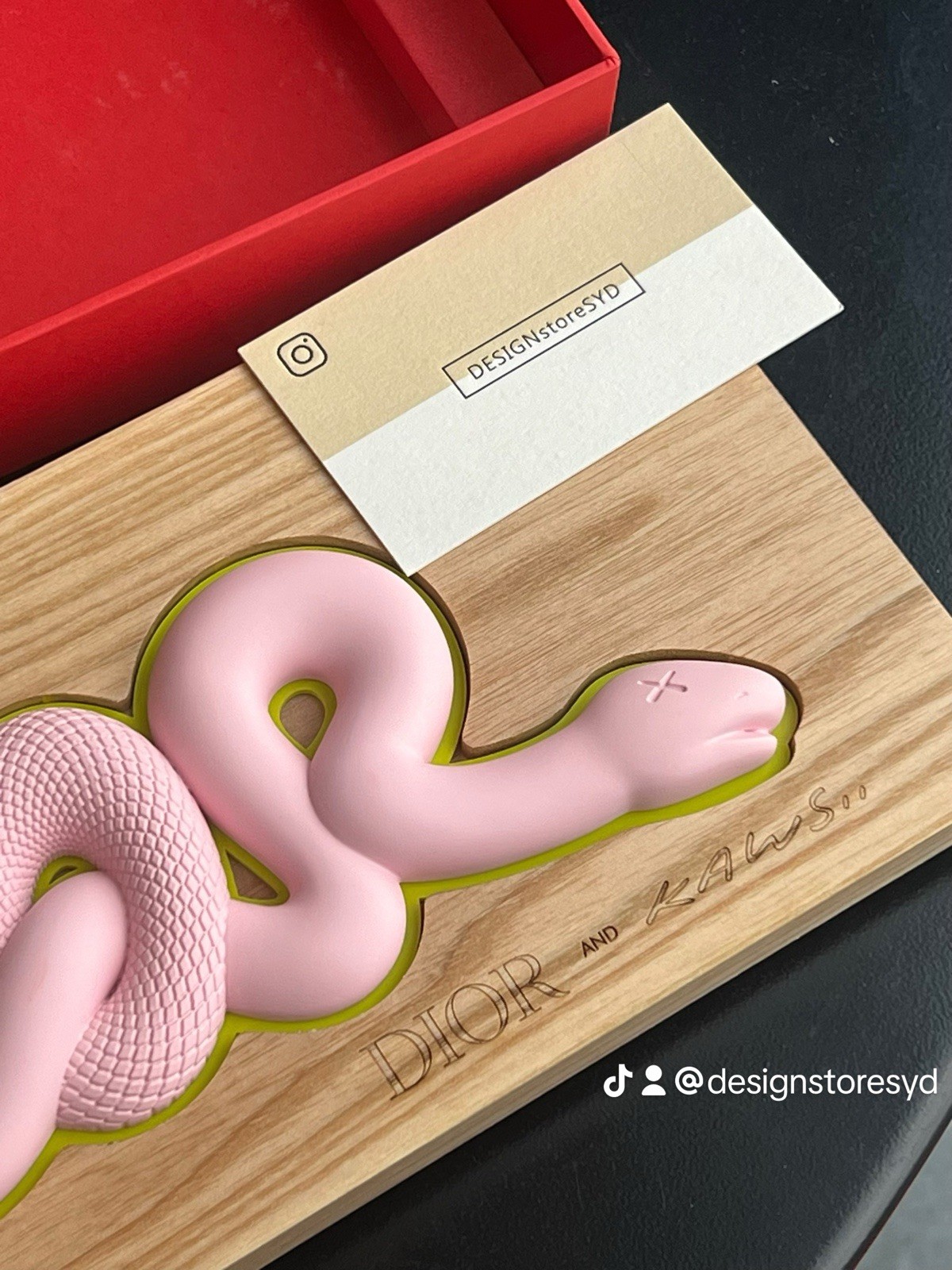 DIOR x Kaws 2025 CNY red snake package box set