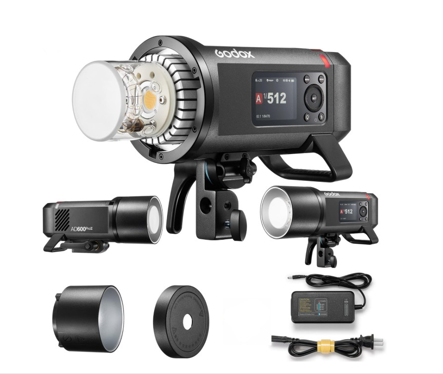 GODOX AD600ProII AD600 Pro II 600Ws 2.4G TTL Flash Speedlight, GN87 1/8000 HSS