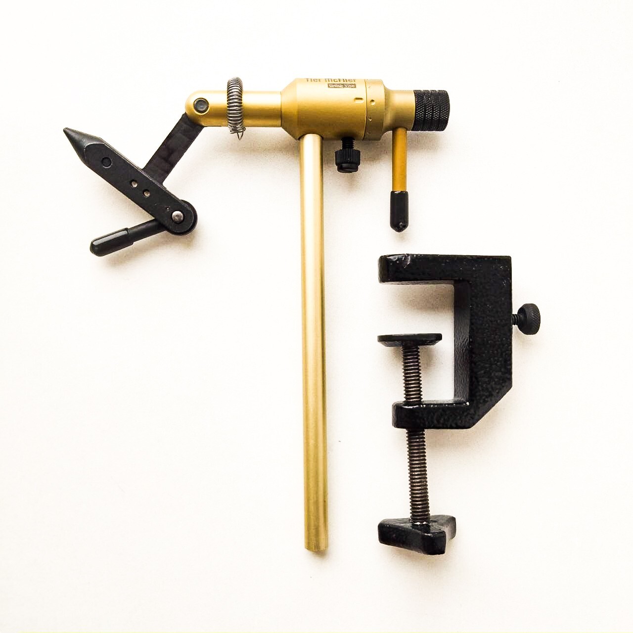 TMF VISE - 360° TRUE ROTARY VIСE fly tying tools by Tier McFlier with С-Clamp