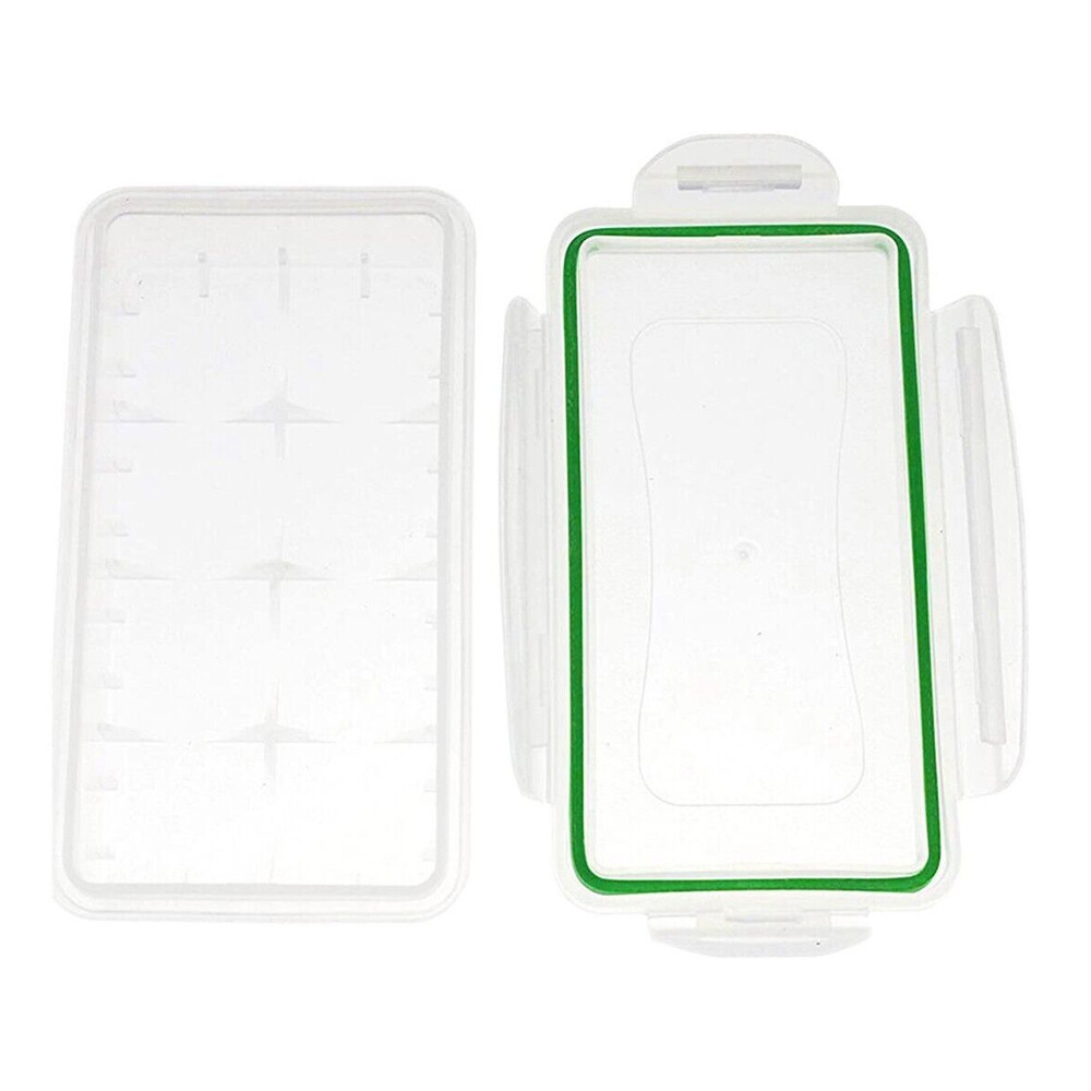 10 PCS Waterproof Battery Storage Case Holder Organizer for 18650/16340 Battery