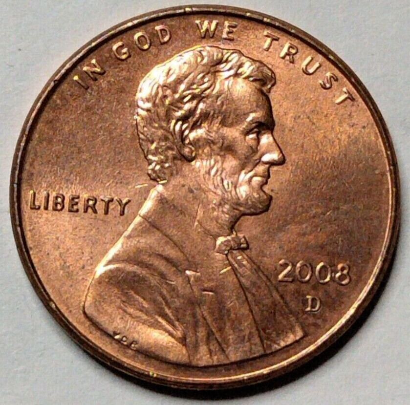 2008 D   Lincoln Memorial Cent - BU