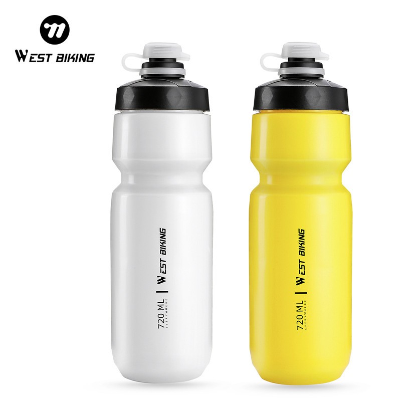 WEST BIKING Cycling Water Bottle 550ML 720ML PP Plastic Sports Gym Bike Bottle