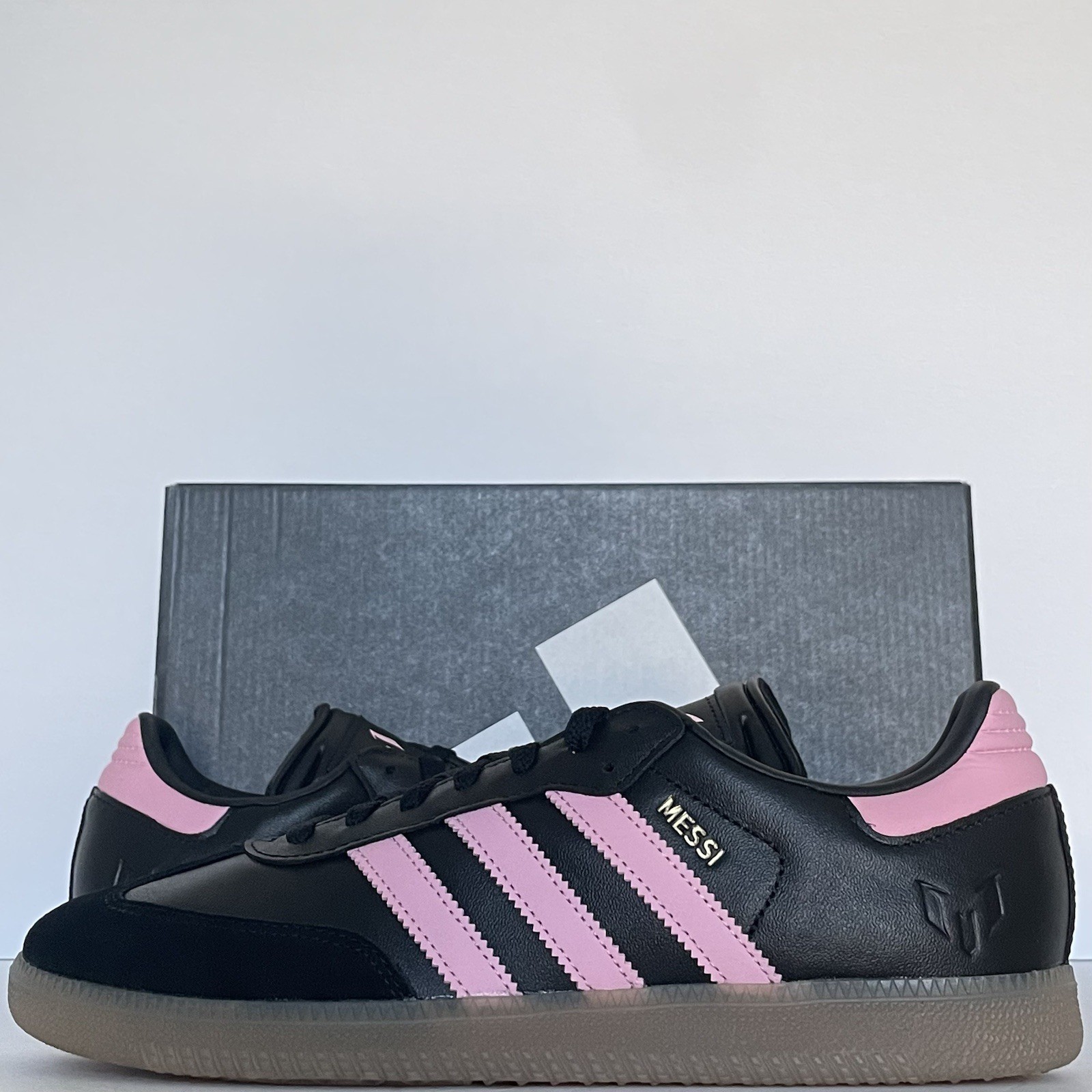 Adidas Men's Samba Messi Indoor Soccer Shoes 'Black/Pink/Gum' JP7845