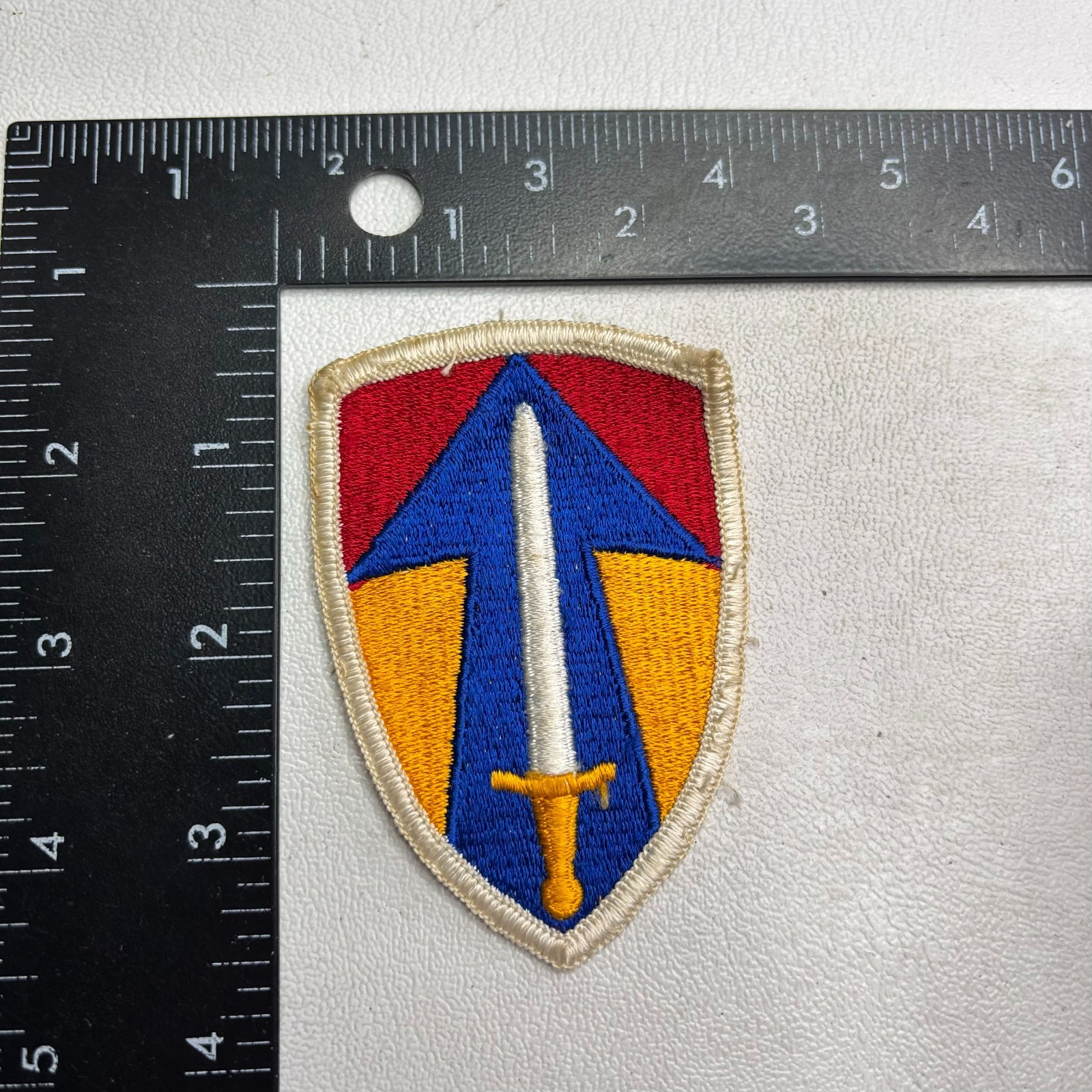 Color Military United States Army 2ND FIELD FORCE Embroidered Patch 62NB