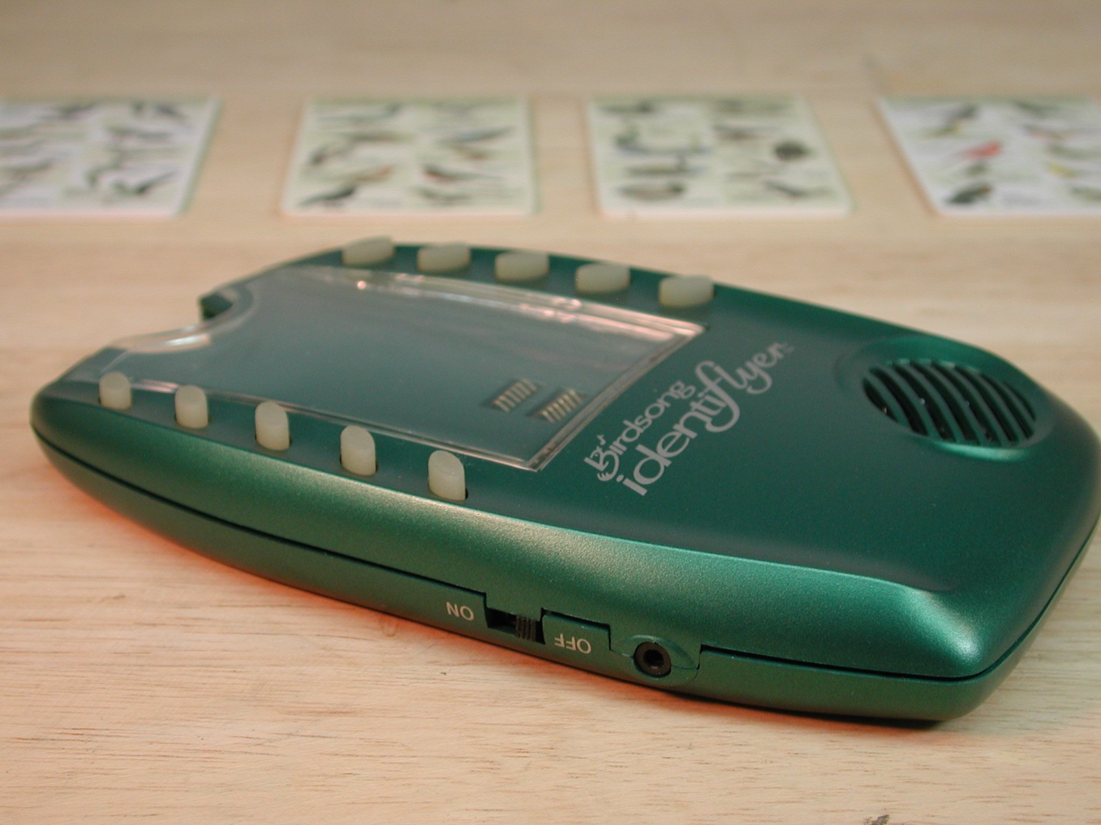 Birdsong Identiflyer - HANDHELD UNIT - player with 5 cards, identifier, tested,