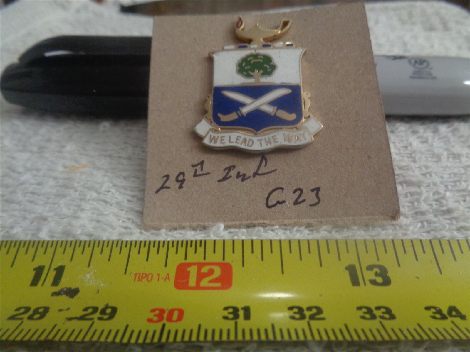 29th Infantry G23 Unit Crest, DI, DUI (DRAW#X17)