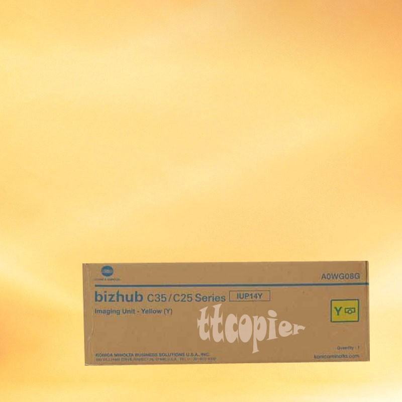 A0WG08G IUP14Y Genuine Konica Minolta Bizhub C25 C35  C35P Yellow Imaging Unit