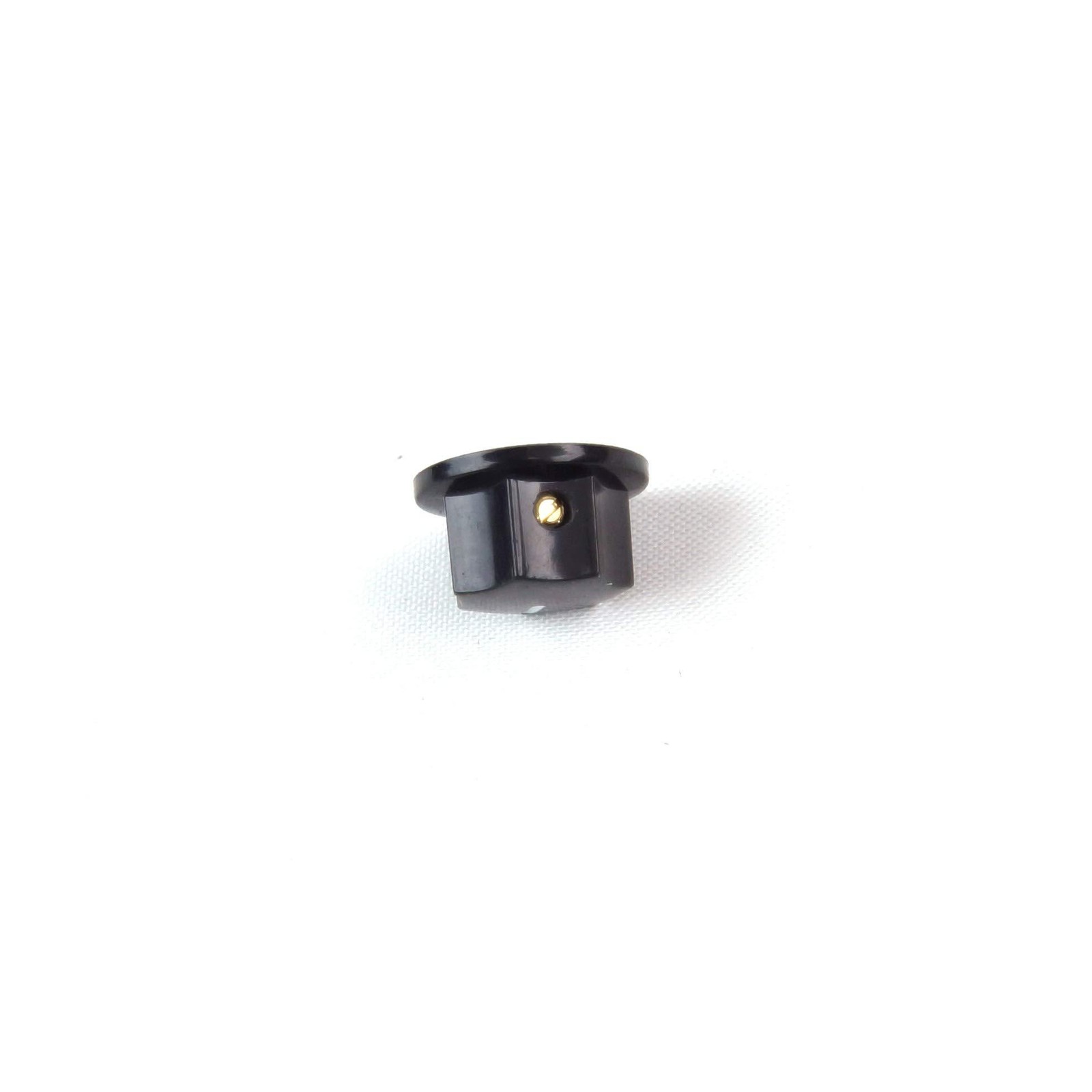 4X Control Knobs for Jaguar Mustang Style Guitar or JB, Black, Adjustable