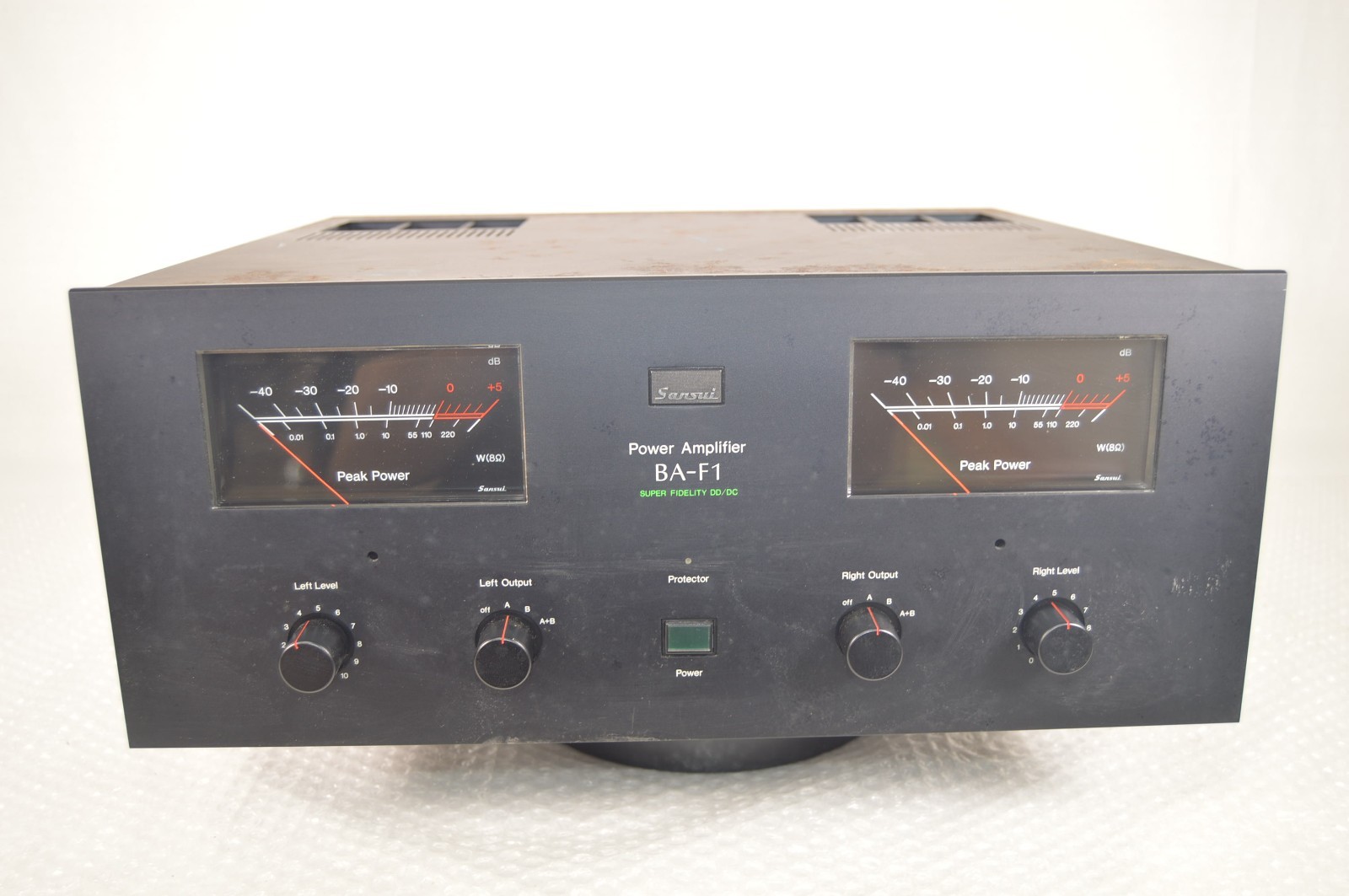SANSUI BA-F1 Stereo Power Amplifier AC100V Good Condition Working