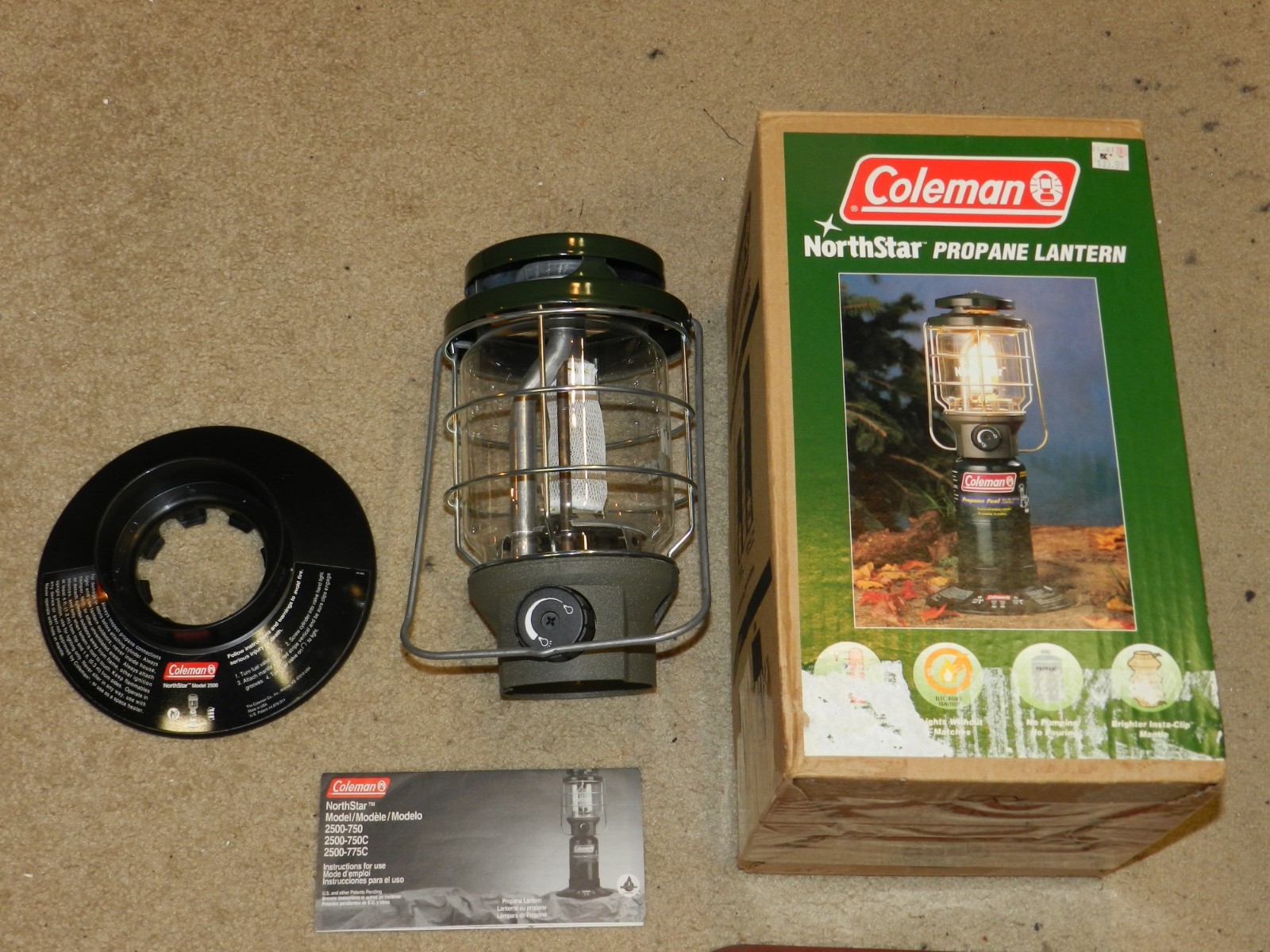 Coleman North Star 2500 Propane Lantern MINT COND.