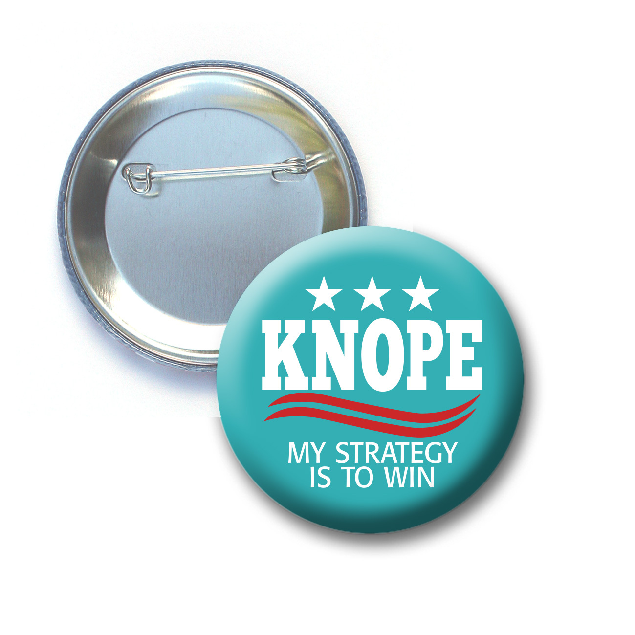 4-Pack KNOPE Buttons - funny halloween costume