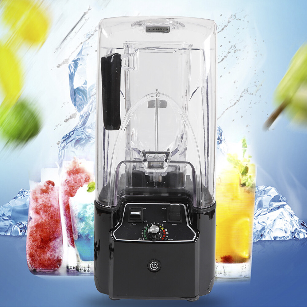 Soundproof Cover Grade Blender Smoothie Maker Juicer Vegetables Fruit Mixer Tool