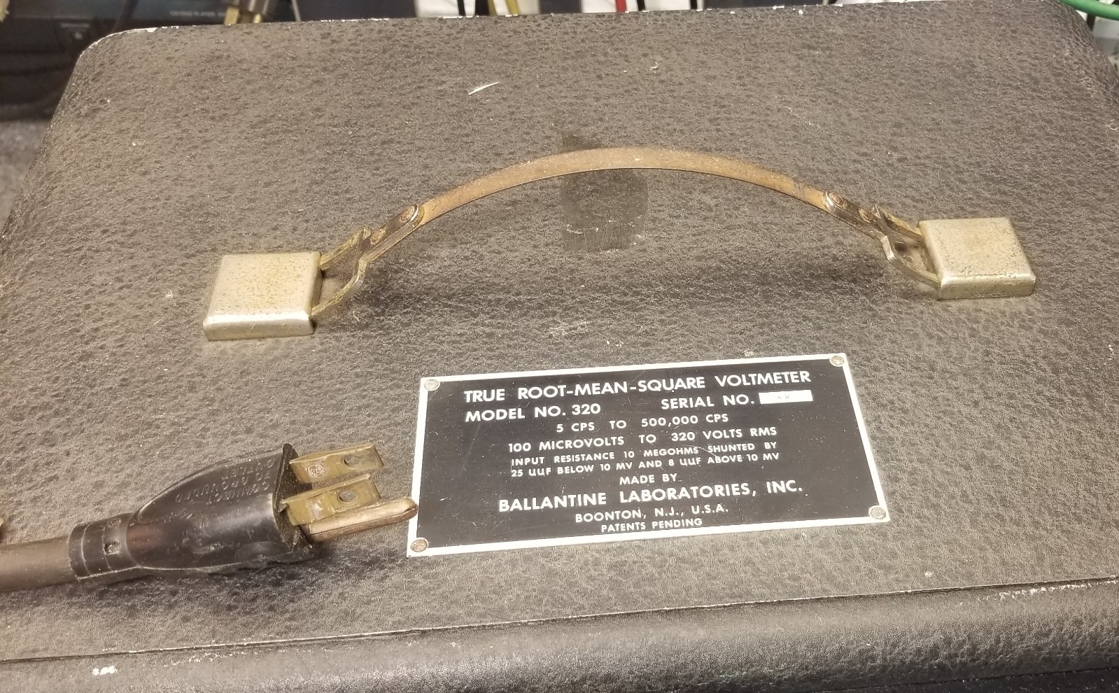 Ballantine 320 True Root Mean Square Voltmeter Free Shipping