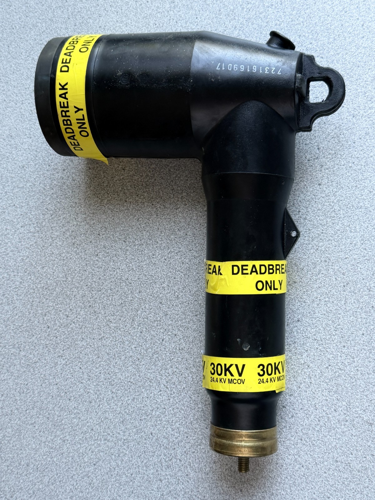 NEW Eaton Cooper 3238020C30M 30KV Deadbreak Elbow Only 24.4 kv MCOV