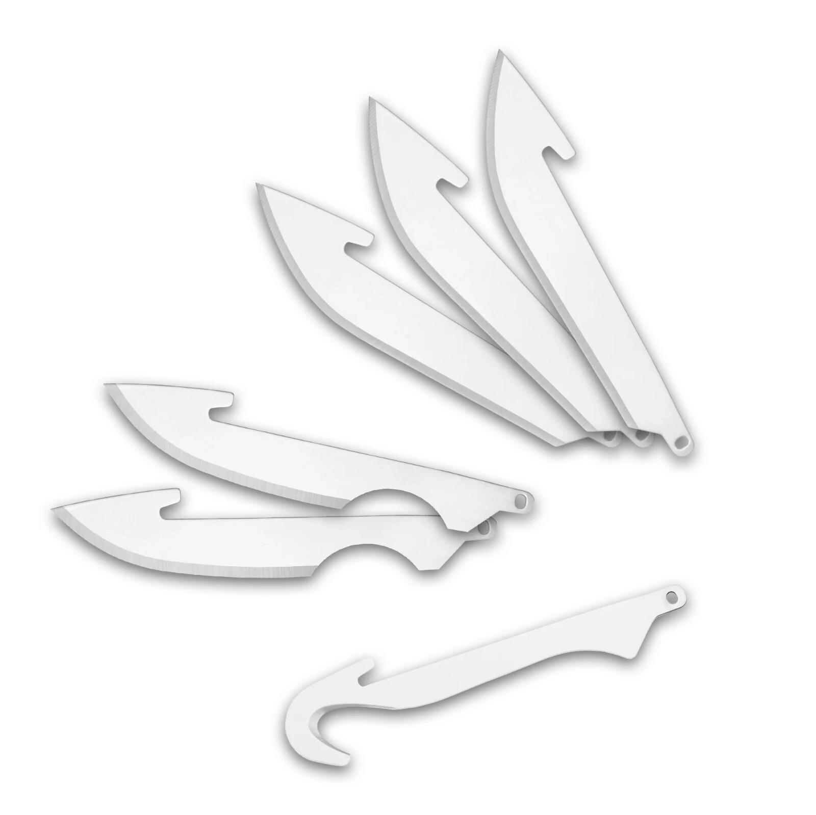 Outdoor Edge 3.0" Razorsafe System Blade Combo Set 6 Replacement Blades RRC30-6