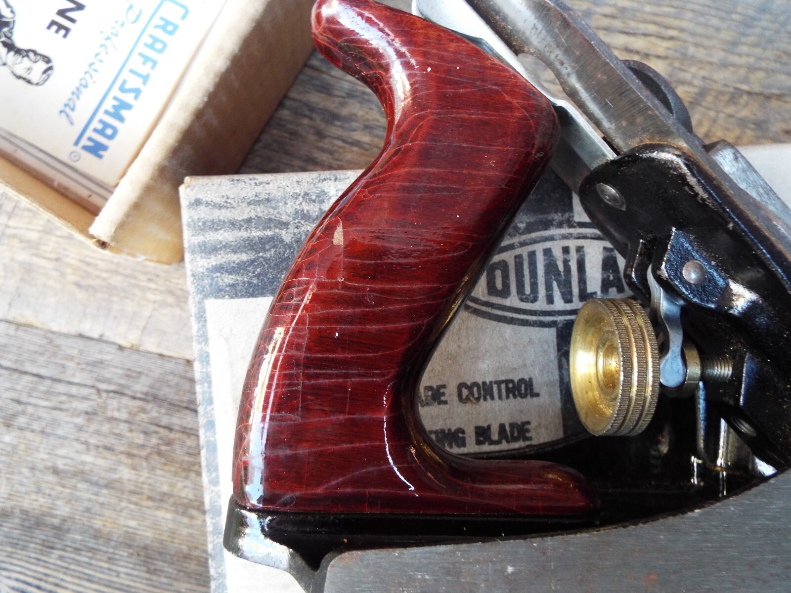 Sears Craftsman Dunlap No. 3738 Smooth Plane w/ Original Box & Paperwork
