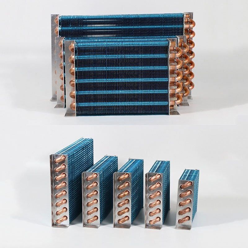 Copper tube heat exchanger for Physical cooling condenser coil refrigerator alum