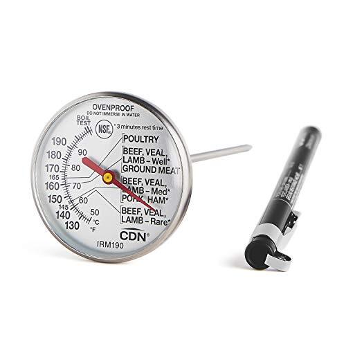 Instant Read Meat Thermometer with 1.75" Dial for Precise Poultry Cooking