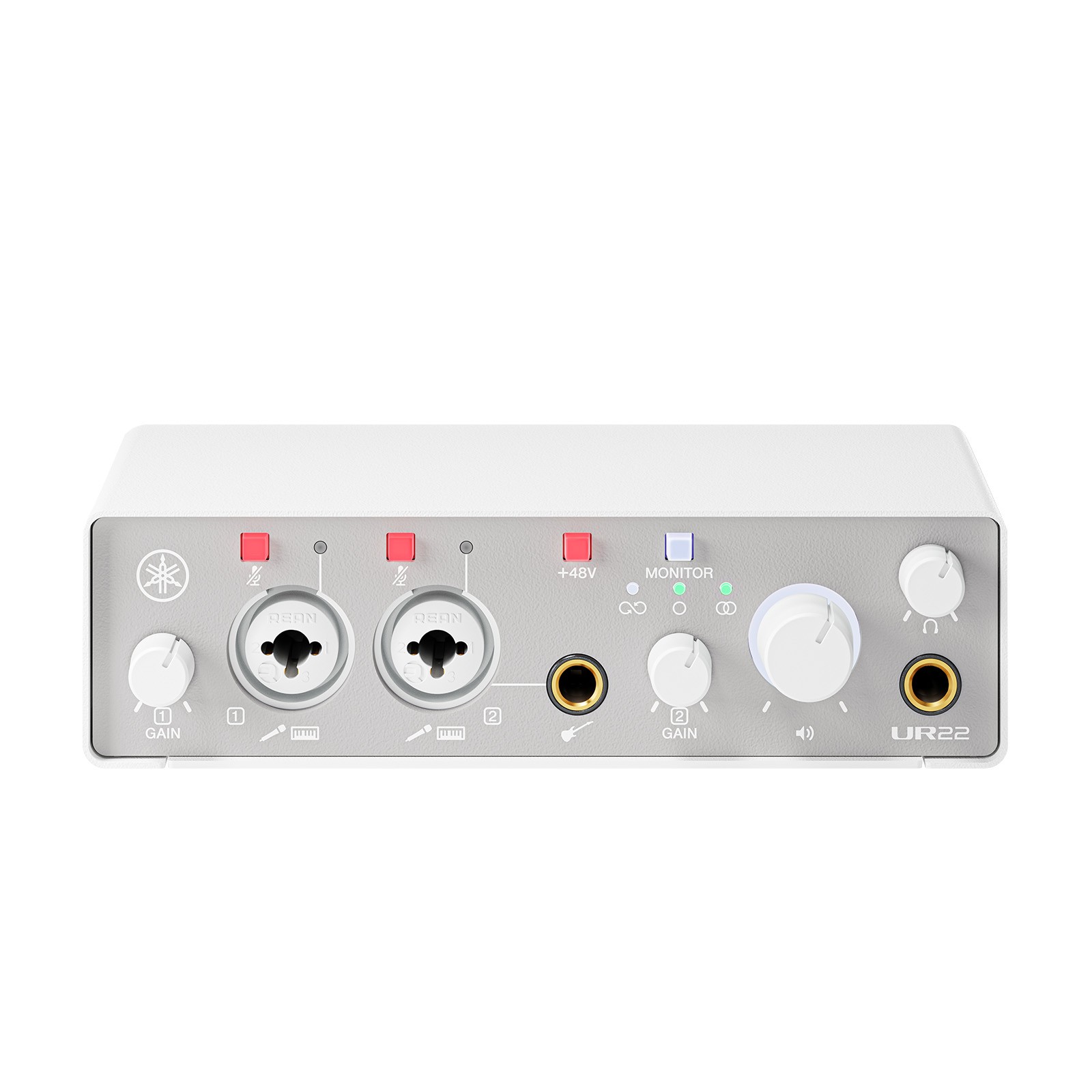 Yamaha Pro Audio UR22MK3 W White Audio Interface with Cables Package
