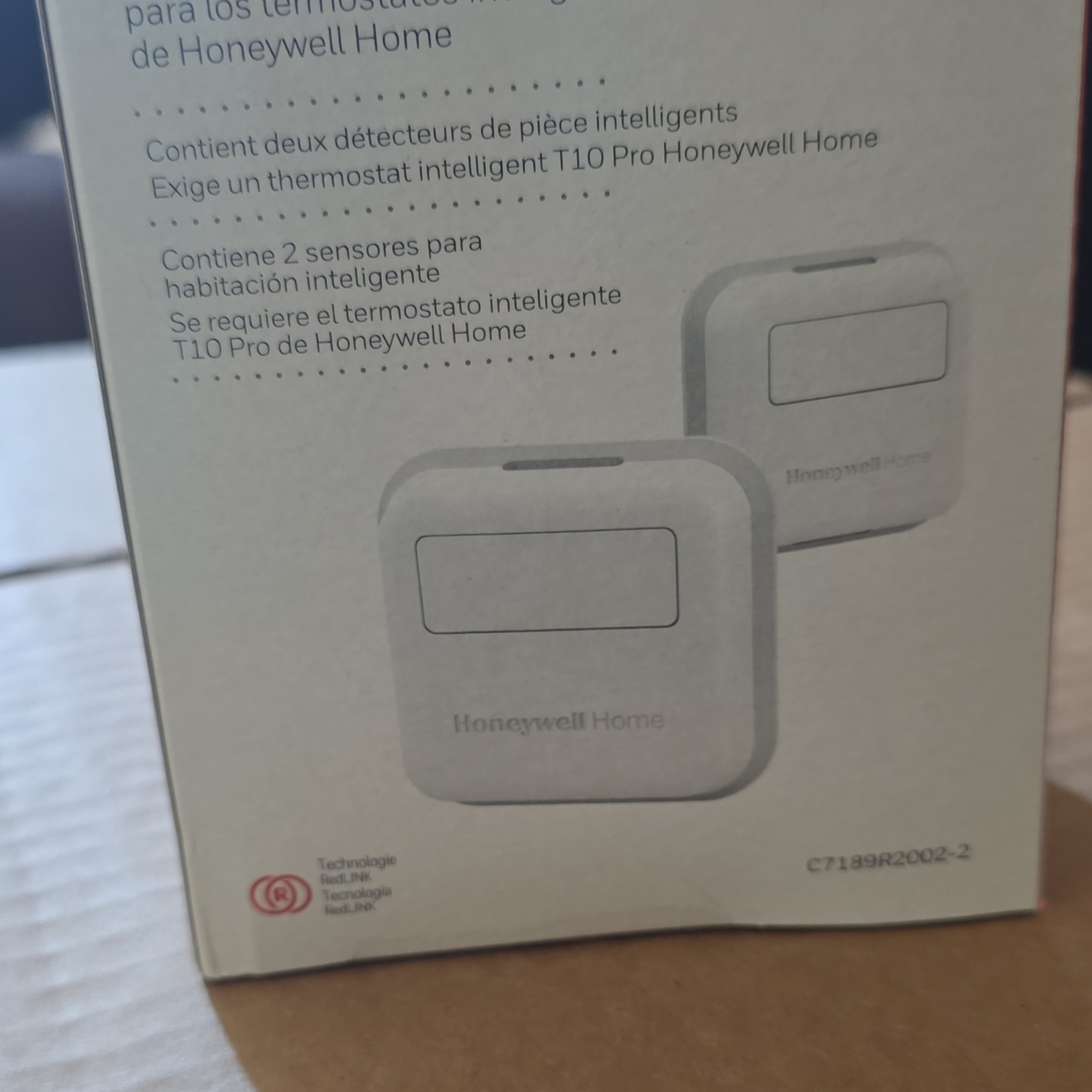 Honeywell Home RedLINK Room Sensors 2-Pack for T10 Pro Smart Thermostat White