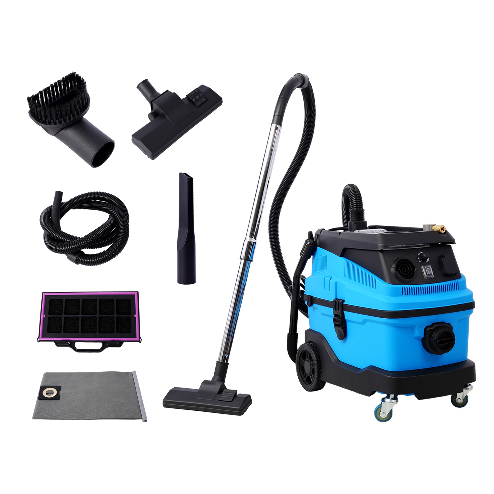Wet Dry Blow Vacuum 3 in 1 Shop Vacuum Cleaner with More Than 18KPA Powerful